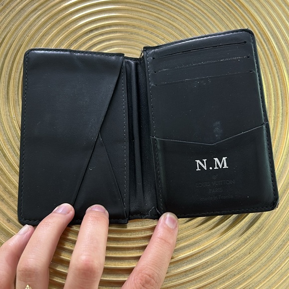 LOUIS VUITTON Black Monogrammed Card Holder - Picture 2 of 4
